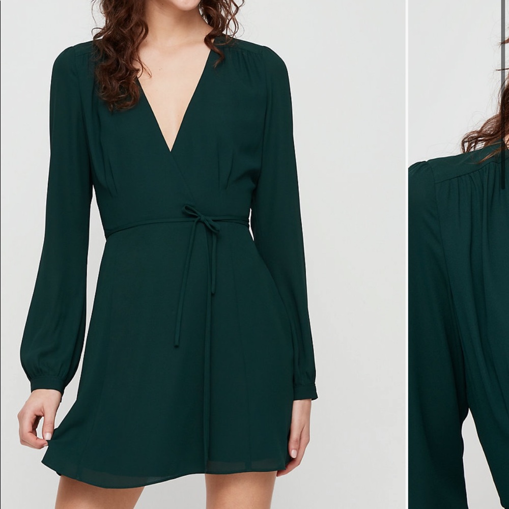 Aritzia Sunday Best Alexi Wrap Dress size 4